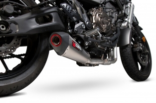 Scorpion Serket Taper Titanium Volledig Uitlaatsysteem zonder E-keur Yamaha XSR 700 2016 - 2020